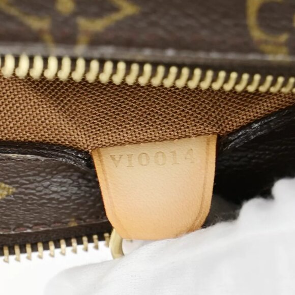 LOUIS VUITTON Cabas Piano Shoulder Bag Monogram Leather Brown M51148 84YF044 - Picture 8 of 15